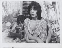 Performance 1970 original 8x10 photo Michele Breton in bed with Mick Jagger