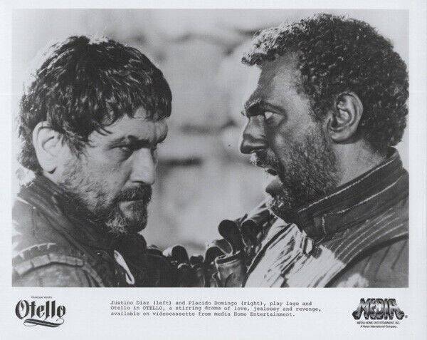 Otello 1986 original 8x10 photo Placido Domingo and Justino Diaz ...
