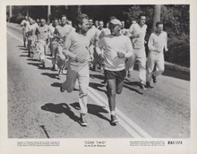 Code Two 1962 8x10 original photo Ralph Meeker & Keenan Wynn running