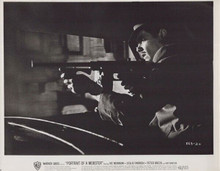 Portrait of A Mobster 1961 original 8x10 photo mob guy with machine gun