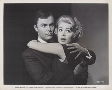 Portrait in Black 1960 original 8x10 photo Sandra Dee & John Saxon embrace