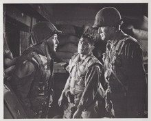 Pork Chop Hill 1959 original 8x10 photo Gregory Peck Rip Torn in bunker