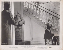 Portrait in Black 1960 original 8x10 photo Anthony Quinn approaches Sandra Dee