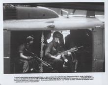 P.O.W. The Escape 1985 original 8x10 photo David Carradine in helicopter
