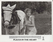 Places in the Heart 1984 original 8x10 photo Sally Field with donkey
