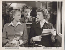 Please Believe Me 1950 original 8x10 photo Deborah Kerr sits on train