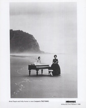The Piano 1993 original 8x10 photo Anna Paquin Holly Hunter on beach with piano
