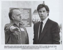 Perfect 1985 original 8x10 photo director James Bridges on set John Travolta