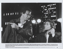 Physical Evidence original 8x10 photo director Michael Crichton Theresa Russell