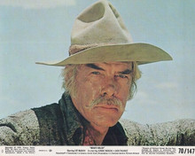 Monte Walsh 1970 8x10 inch lobby card Lee Marvin portrait wearing stetson