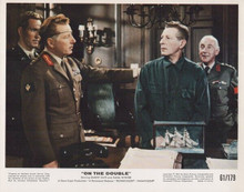 On The Double 1961 8x10 inch lobby card two Danny Kaye's meet each other
