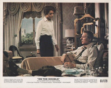 On The Double 1961 8x10 inch lobby card Dana Wynter Danny Kaye on bed