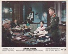 On The Double 1961 8x10 inch lobby card Danny Kaye Dana Wynter in office