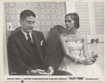 Our Time 1974 original 8x10 photo Betsy Slade holding cigarette and champagne