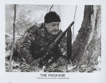 The Package 1989 original 8x10 photo Gene Hackman lies in brush with rifle