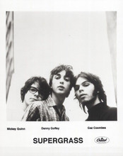 Supergrass original 8x10 photo Capitol records promotional Quinn Goffey Coombes