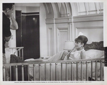 Paris When it Sizzles 1964 original 8x10 photo Audrey Hepburn on bed Holden