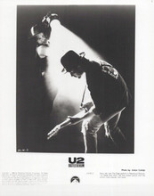 U2 Rattle and Hum 1988 original 8x10 photo Bono & The Edge perform