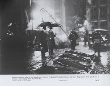Once Upon A Time in America 1984 original 8x10 photo mob hit on streets