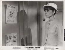 Paris When it Sizzles 1964 original 8x10 photo Audrey Hepburn looks at door