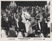Paris When it Sizzles 1964 original 8x10 photo Audrey Hepburn masked ball