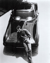 Stingray 1986 TV series Nick Mancuso poses with 1965 Corvette 8x10 inch photo