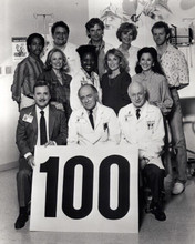 St. Elsewhere 1982 TV series cast celebrate 100 episdoes group pose 8x10 photo
