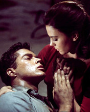 West Side Story 1961 Richard Beymer lies in Natalie Wood's arms 8x10 photo