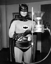 Batman TV Adam West holds up Light Water Soft device 8x10 inch photo