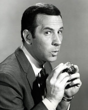 Don Adams as Agent 86 holding miniature camera 1965 Get Smart 8x10 inch photo