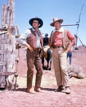 The Comancheroes 1962 John Wayne 7 Stuart Whitman standing tall 8x10 photo