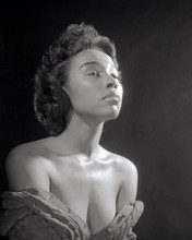 Diahann Carroll 1950's Hollywood glamour portrait showing cleavage 8x10 photo