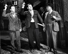 Laurel and Hardy classic Stan & Ollie raise their bowler hats 8x10 inch photo