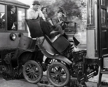 Laurel and Hardy Stan & Ollie in their crunched Model T in Hog Wild 8x10 photo