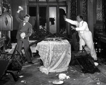 Laurel and Hardy Stan & Ollie destroy dining room 8x10 inch photo