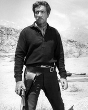 Richard Boone ready for gun action Have Gun Will Travel 8x10 inch photo