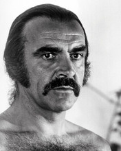 Sean Connery macho bare chest portrait 1974 movie Zardoz 8x10 inch photo