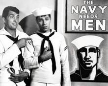 Sailor Beware 1952 Dean Martin & Jerry Lewis in Navy uniform 8x10 inch photo