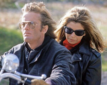 The Wild Angels 1966 Peter Fonda & Nancy Sinatra on 1960 Harley 8x10 inch photo