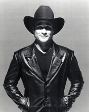 Clint Black country music superstar in leather jacket & stetson 8x10 photo