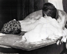Sharon Tate snuggles in warm sudsy bath 1967 Fearless Vampire Killers 8x10 photo