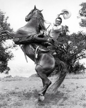 Ken Curtis on horse Zane 1949 Riders of the Pony Express 8x10 inch photo