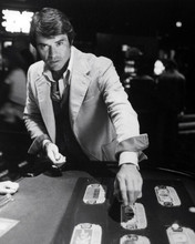 Robert Urich places bet at gaming table as Dan Tanna Vegas 8x10 inch photo