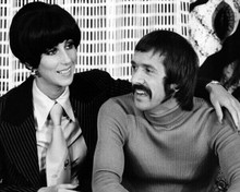 Sonny and Cher classic 1970's from their TV variety show 8x10 inch photo