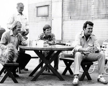 The Rockford Files James Garner Noah Beery Jr by Jim's trailer 8x10 inch photo