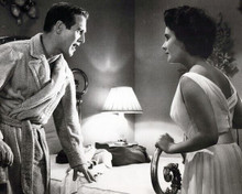 Cat on A Hot Tin Roof 1958 Paul Newman in robe Elizabeth Taylor 8x10 photo