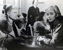 Teenage Bad Girl 1956 Sylvia Syms & Anna Neagle meet in jail 8x10 inch photo