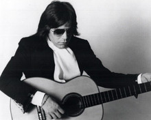 Jose Feliciano 1970's era playing guitar 8x10 inch photo