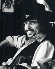 Waylon Jennings classic 1970's portrait in western waistcoat & hat 8x10 photo