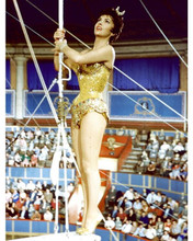 Gina Lollobrigida in high top outfit full pose on Trapeze 8x10 inch real photo